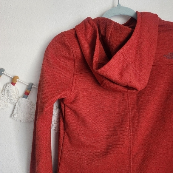 The North Face Knit Stitch Coat Pullover Hooded Sweater Snap Henley Fleece XS - Picture 9 of 12